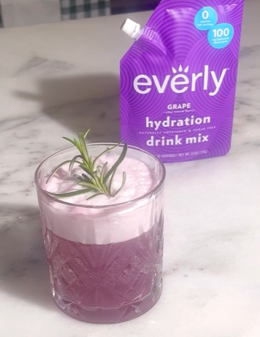 Grape Gin Fizz Everly