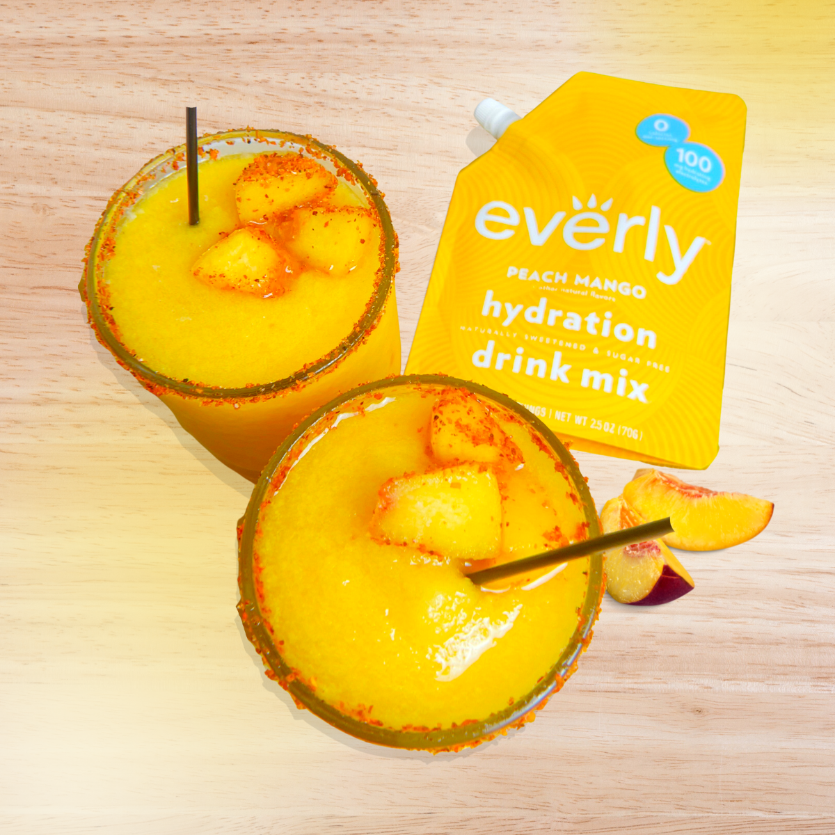 Frozen Peach Sangria – Everly