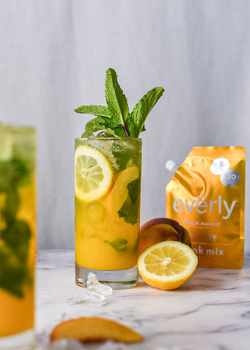 Keto Peach Mango Virgin Mocktail Everly