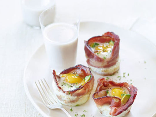 Bacon and Egg Cups with Avocado - Everly